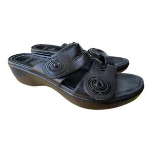Dansko Dixie Swirl Leather Sandal Women size 39 US 8.5-9